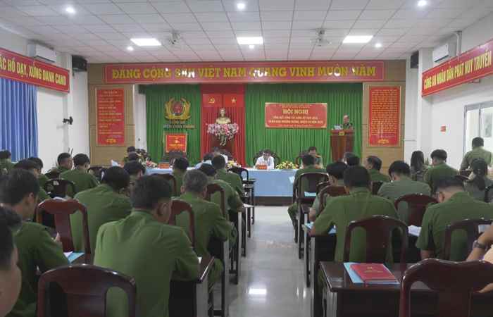 Châu Thành: Đảng bộ Công an huyện tổng kết năm 2023